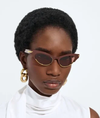Angle Cat-Eye-Sonnenbrille