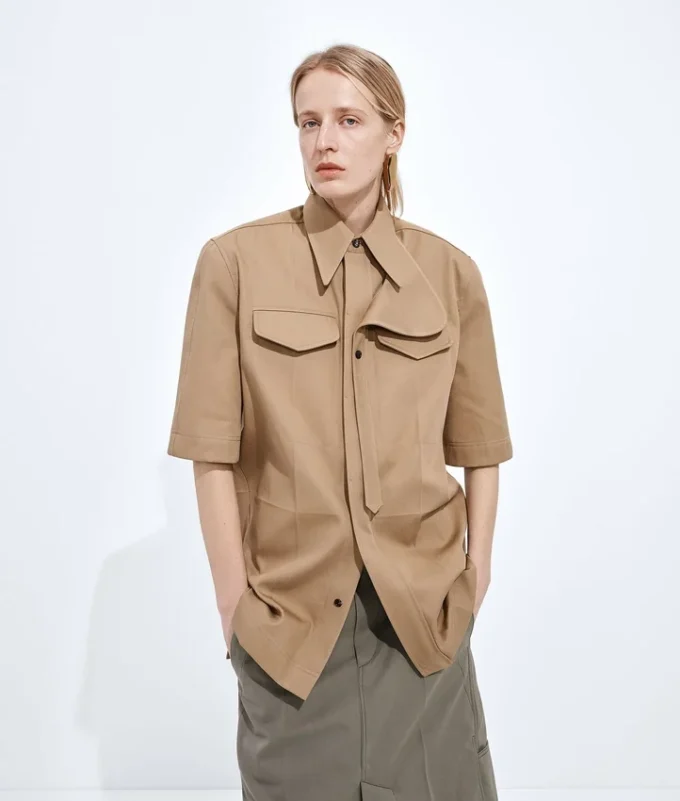 Baumwoll-Twill-Hemd Baumwoll-Twill-Hemd