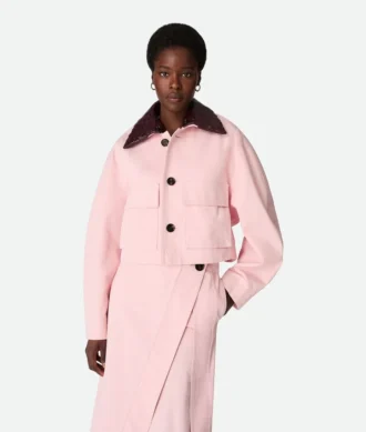 Baumwoll-Twill-Jacke