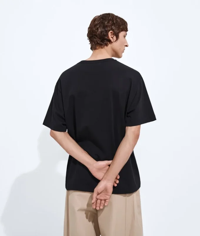Bedrucktes Hemd aus Baumwolljersey Bedrucktes Hemd aus Baumwolljersey