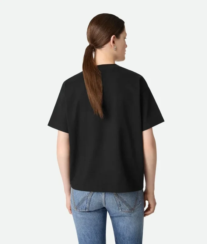 Bedrucktes Jersey-Hemd aus Baumwolle Bedrucktes Jersey-Hemd aus Baumwolle