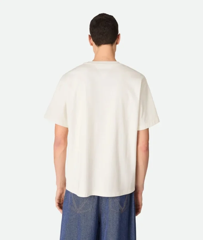 Bedrucktes Jersey-Hemd aus Baumwolle Bedrucktes Jersey-Hemd aus Baumwolle