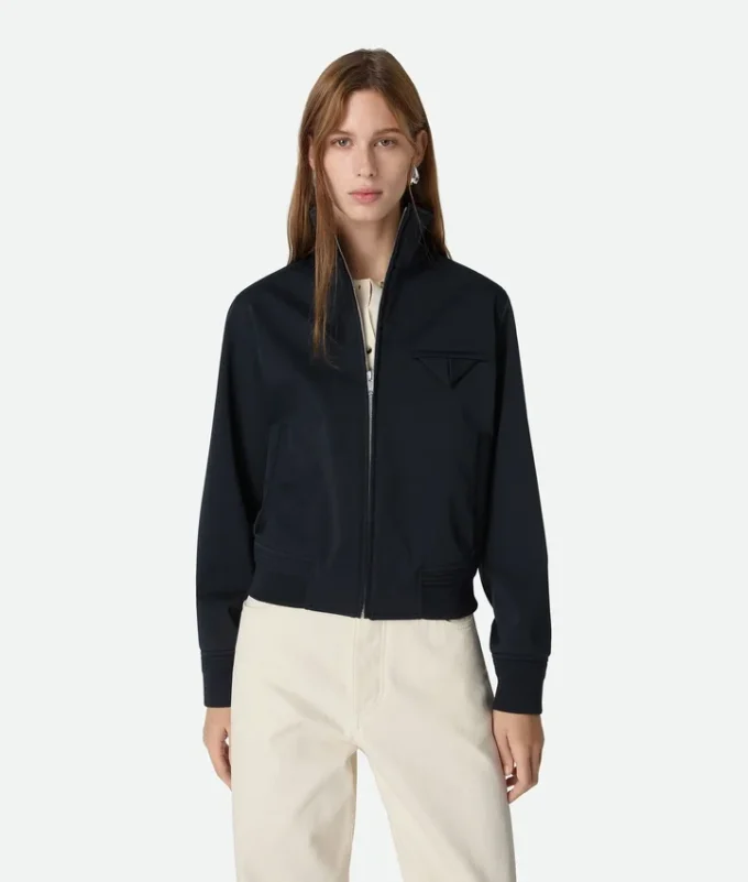 Blouson aus gebondeter Tech-Wolle