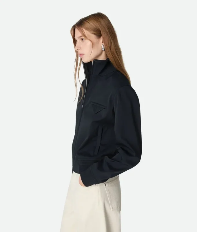 Blouson aus gebondeter Tech-Wolle