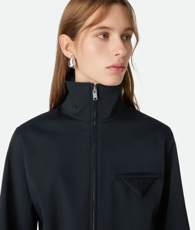 Blouson aus gebondeter Tech-Wolle