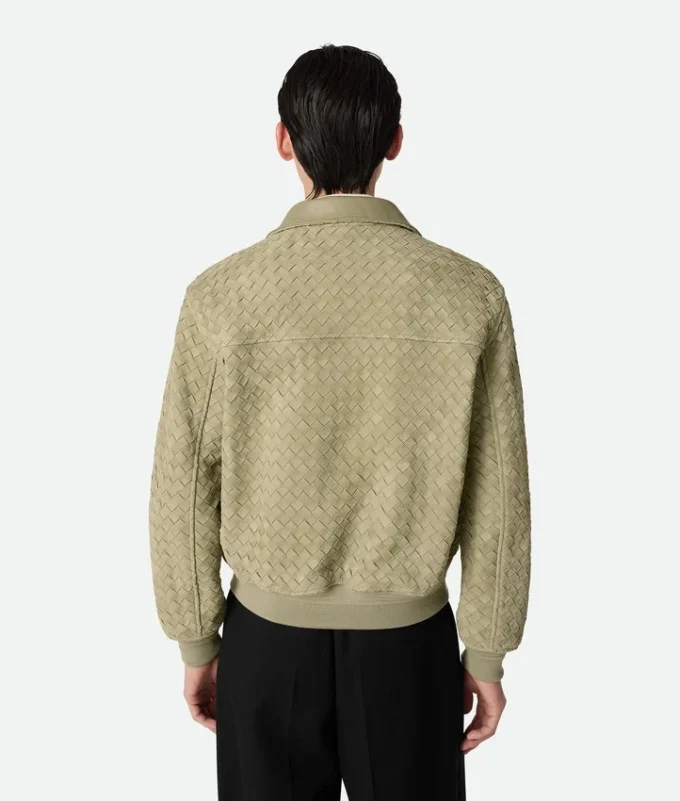 Blouson aus Intrecciato-Wildleder Blouson aus Intrecciato-Wildleder