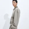 Blouson aus melierter Wolle