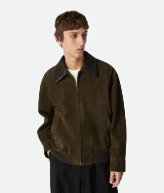 Blouson aus Wildleder