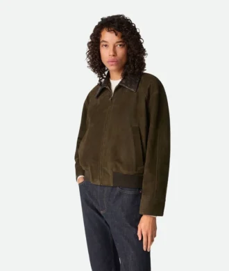 Blouson aus Wildleder