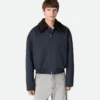 Bomberjacke aus Seiden- und Baumwolltwill Bomberjacke aus Seiden- und Baumwolltwill