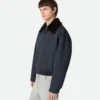 Bomberjacke aus Seiden- und Baumwolltwill Bomberjacke aus Seiden- und Baumwolltwill