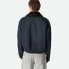 Bomberjacke aus Seiden- und Baumwolltwill Bomberjacke aus Seiden- und Baumwolltwill