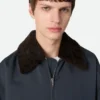 Bomberjacke aus Seiden- und Baumwolltwill Bomberjacke aus Seiden- und Baumwolltwill