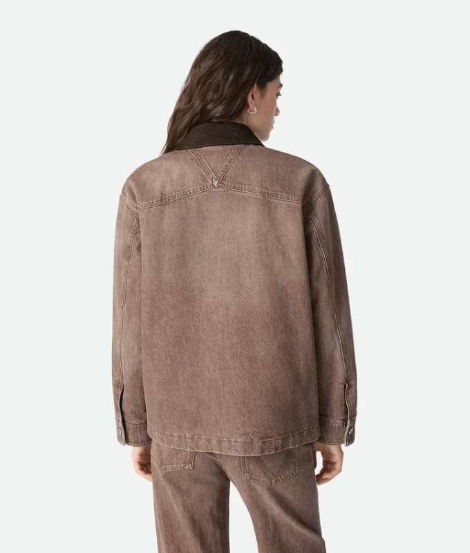 Braune Jeansjacke Braune Jeansjacke