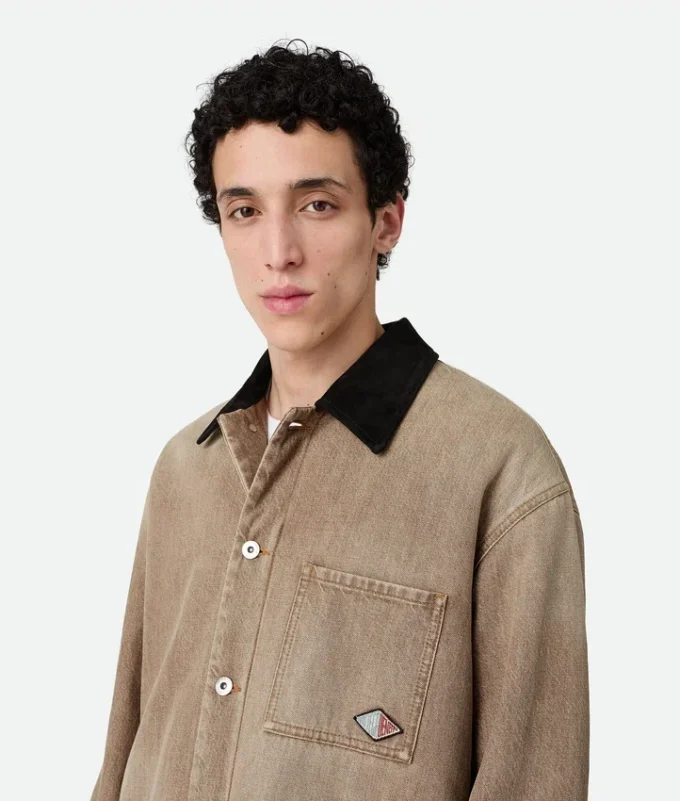 Braune Jeansjacke Braune Jeansjacke
