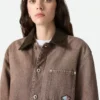 Braune Jeansjacke Braune Jeansjacke