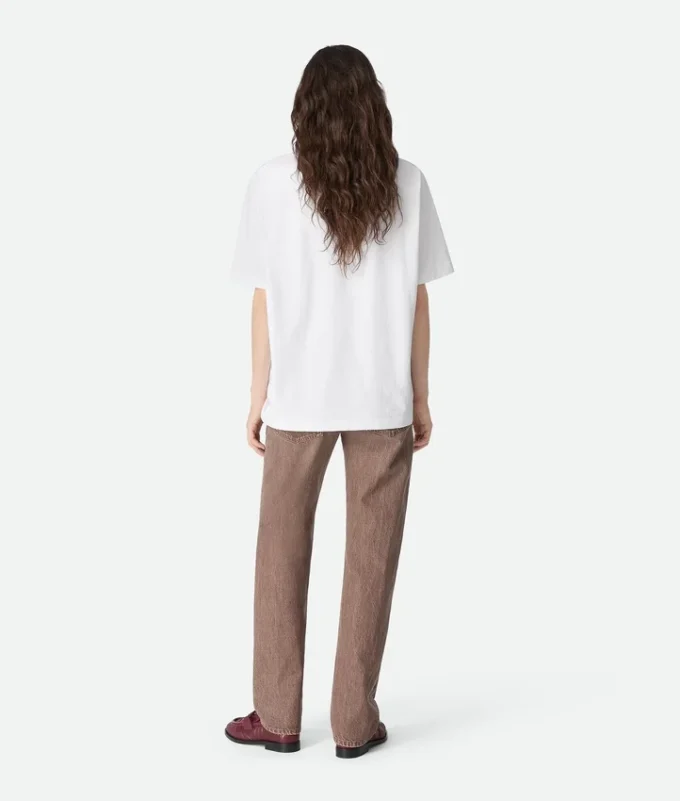 Braune Straight-Jeans Braune Straight-Jeans