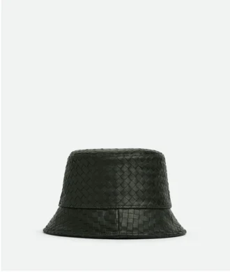 Bucket-Hut aus Intrecciato-Leder Bucket-Hut aus Intrecciato-Leder