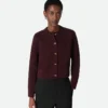 Cardigan aus Bouclé-Wolle Cardigan aus Bouclé-Wolle