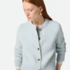 Cardigan aus Bouclé-Wolle