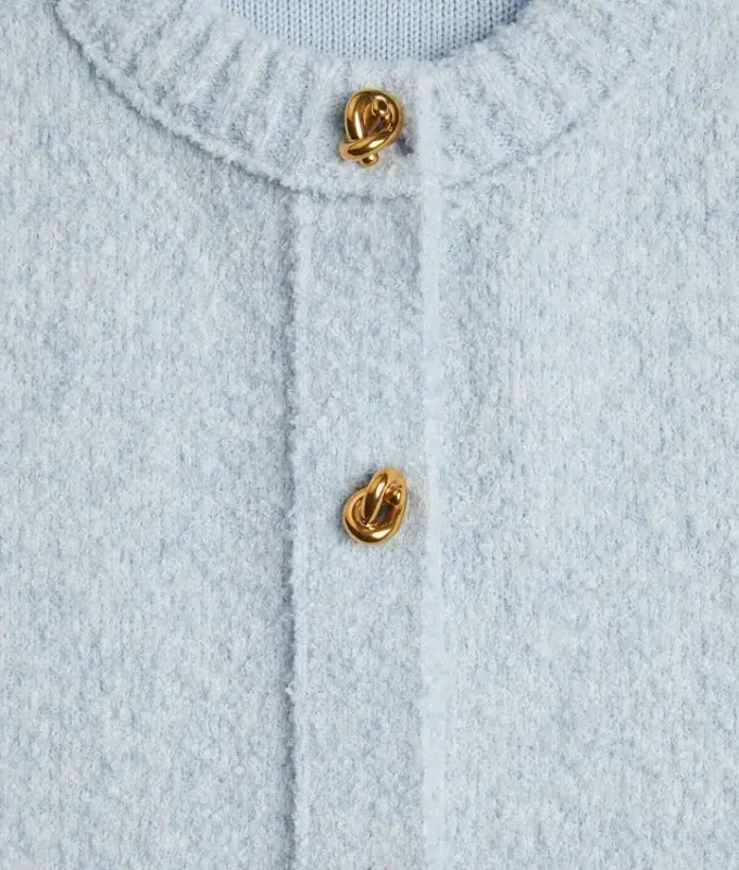 Cardigan aus Bouclé-Wolle