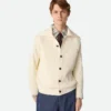 Cardigan aus englischer Baumwollrippe Cardigan aus englischer Baumwollrippe