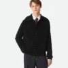 Cardigan aus englischer Baumwollrippe Cardigan aus englischer Baumwollrippe