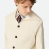 Cardigan aus englischer Baumwollrippe Cardigan aus englischer Baumwollrippe