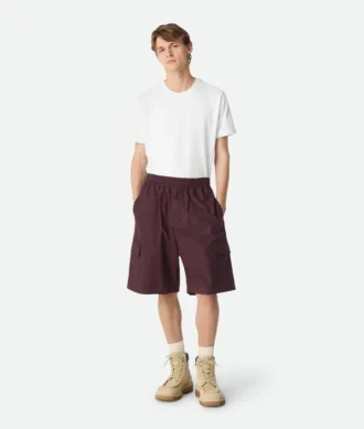 Cargo-Shorts aus harzbeschichteter Baumwolle