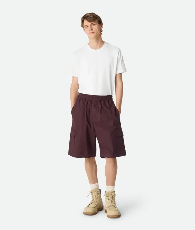 Cargo-Shorts aus harzbeschichteter Baumwolle Cargo-Shorts aus harzbeschichteter Baumwolle