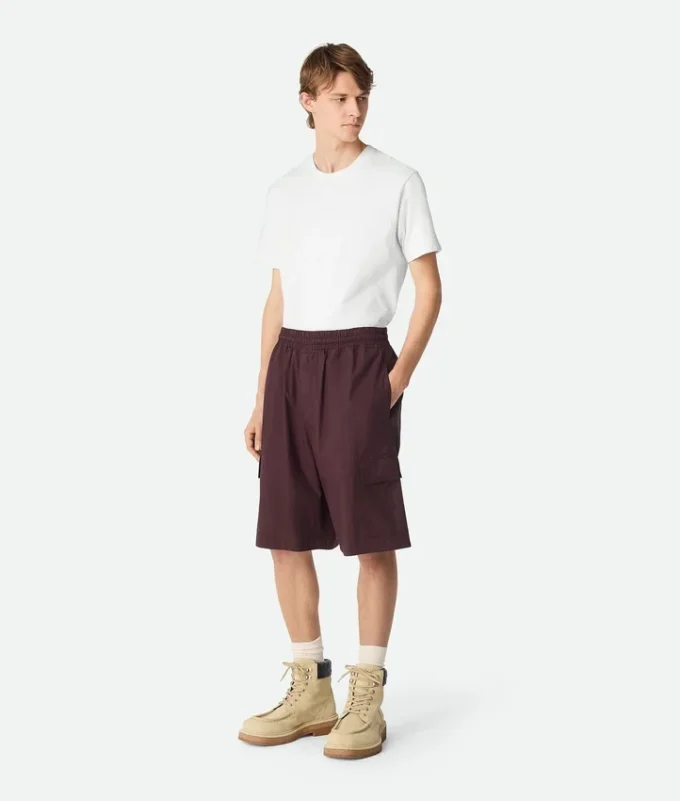 Cargo-Shorts aus harzbeschichteter Baumwolle Cargo-Shorts aus harzbeschichteter Baumwolle