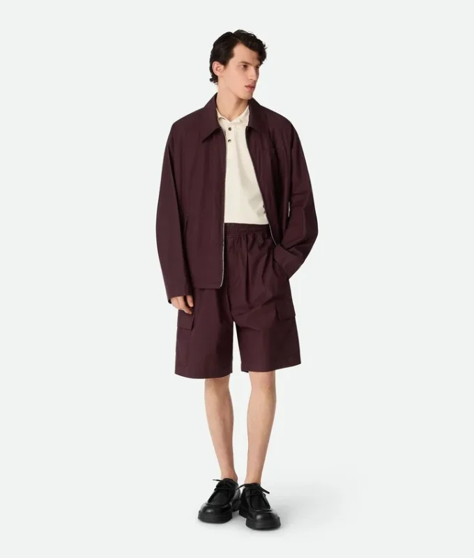 Cargo-Shorts aus harzbeschichteter Baumwolle Cargo-Shorts aus harzbeschichteter Baumwolle
