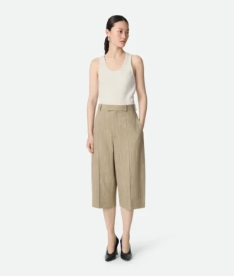 Culotte aus Viskose und Seide Culotte aus Viskose und Seide