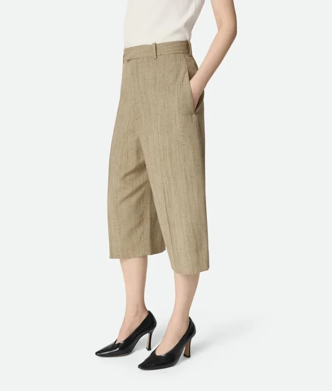 Culotte aus Viskose und Seide Culotte aus Viskose und Seide