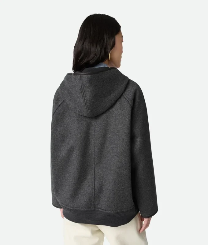 Doppelseitige Wollblouson Doppelseitige Wollblouson