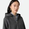 Doppelseitige Wollblouson Doppelseitige Wollblouson