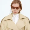 Duo Angle Cat-Eye-Sonnenbrille Duo Angle Cat-Eye-Sonnenbrille