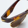 Duo Angle Cat-Eye-Sonnenbrille Duo Angle Cat-Eye-Sonnenbrille
