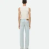 Extra gebleichte Straight-Jeans Extra gebleichte Straight-Jeans