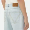 Extra gebleichte Straight-Jeans Extra gebleichte Straight-Jeans