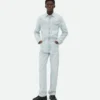 Extra gebleichtes Denim-Overshirt Extra gebleichtes Denim-Overshirt