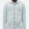 Extra gebleichtes Denim-Overshirt Extra gebleichtes Denim-Overshirt