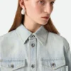 Extra gebleichtes Jeanshemd Extra gebleichtes Jeanshemd