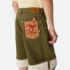 Farbige Denim-Shorts