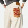 Farbige Jeans mit Umschlag Farbige Jeans mit Umschlag