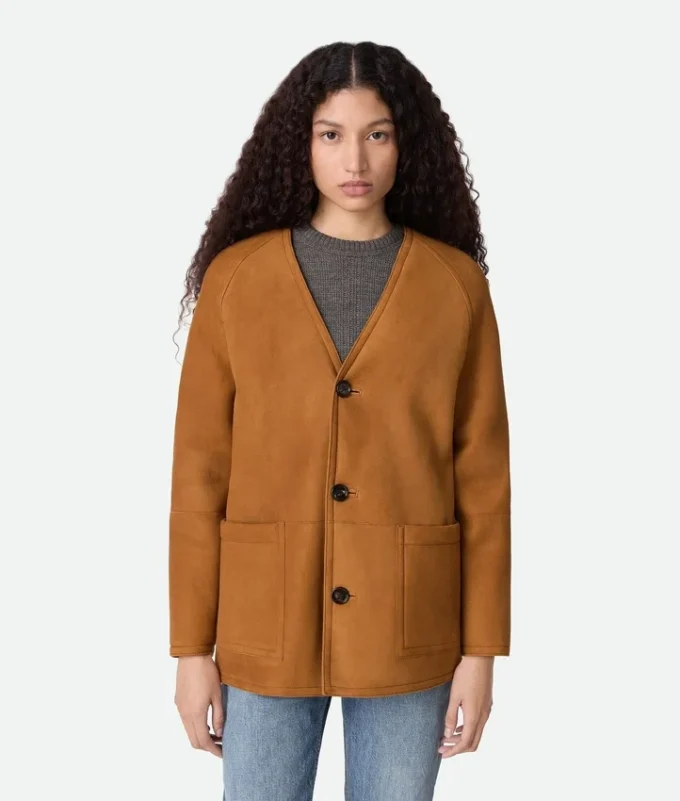 Filzmantel aus Merino-Lammfell Filzmantel aus Merino-Lammfell