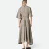 Fleck-Viskose-Kleid Fleck-Viskose-Kleid