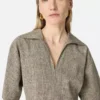 Fleck-Viskose-Kleid Fleck-Viskose-Kleid