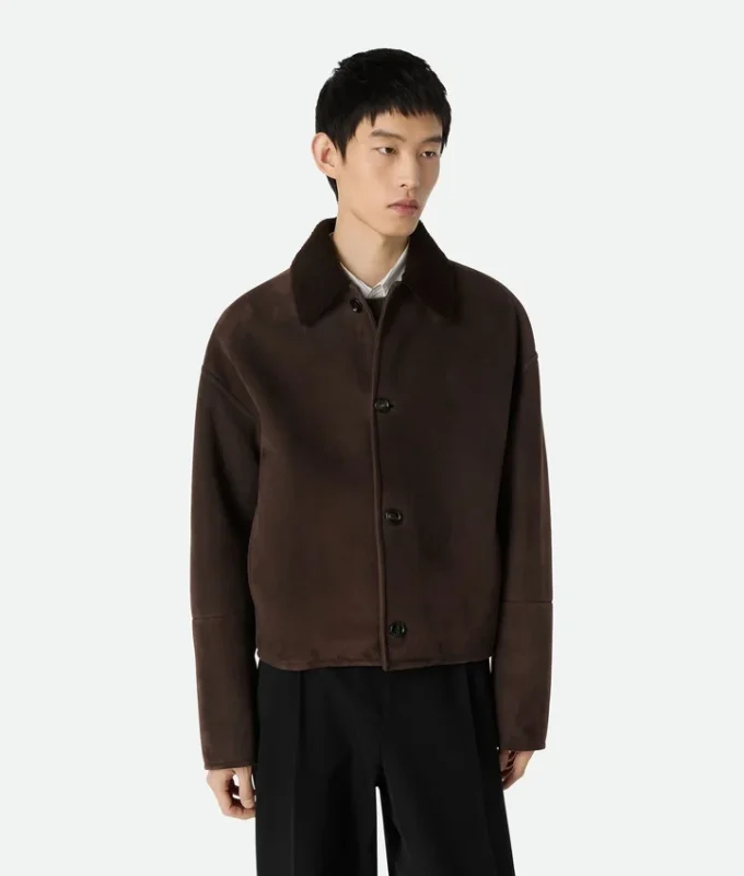 Gefilzte Merino-Lammfell-Jacke Gefilzte Merino-Lammfell-Jacke