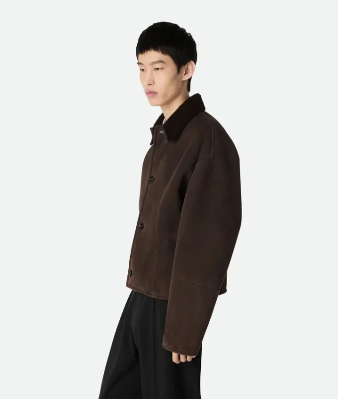 Gefilzte Merino-Lammfell-Jacke Gefilzte Merino-Lammfell-Jacke